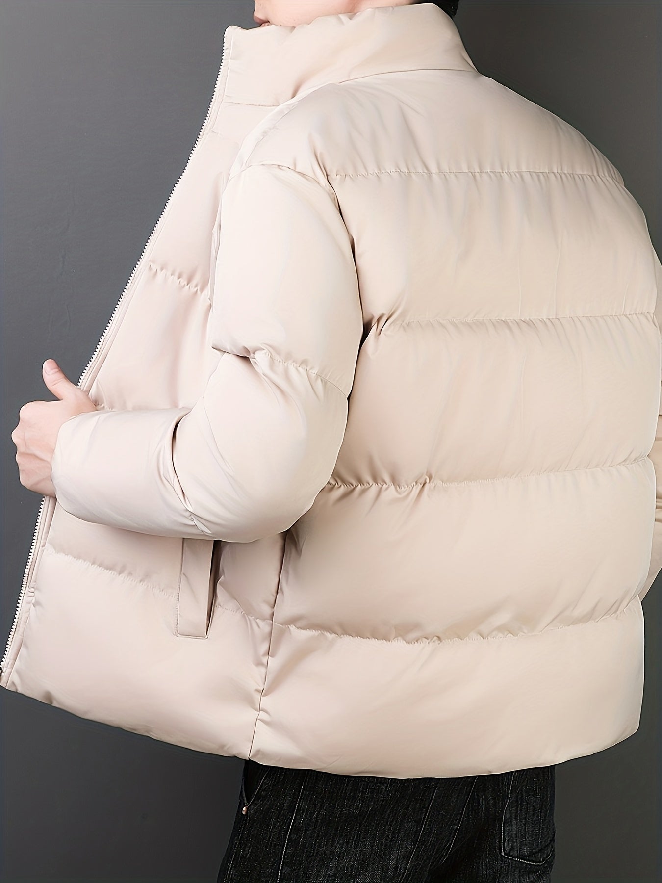 Stilvolle Gepolsterte Lässige Winterjacke Für Herren | Perfekt für den Alltag