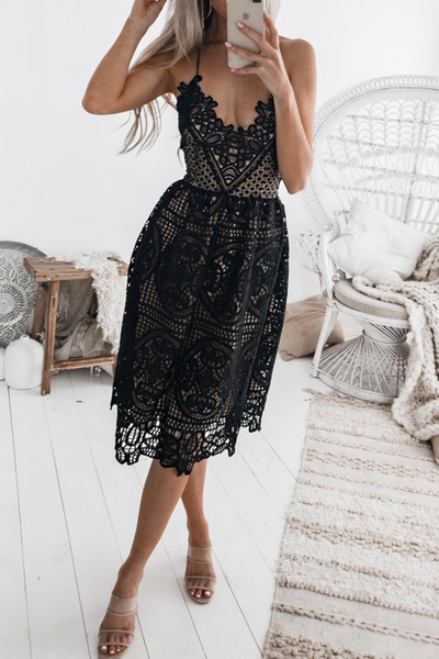 Victoria® | Spitzenkleid mit Spaghettiträgern
