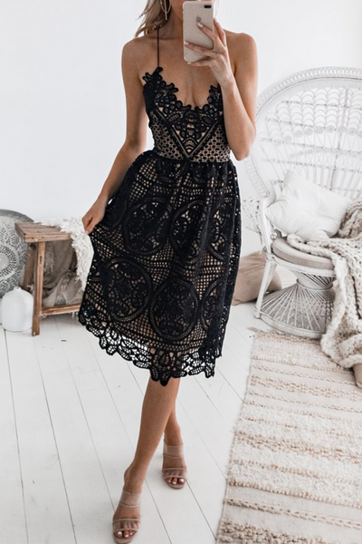 Victoria® | Spitzenkleid mit Spaghettiträgern
