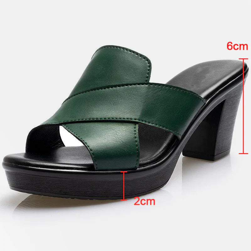 ChunkyCharm™ – Stylische Chunky Platform High Heel Sandalen für Damen