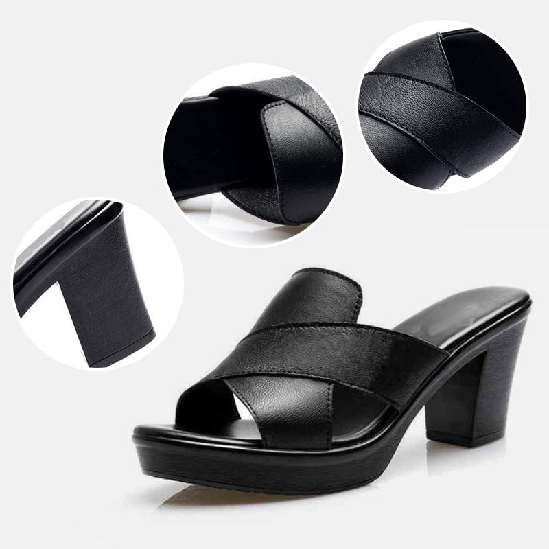 ChunkyCharm™ – Stylische Chunky Platform High Heel Sandalen für Damen