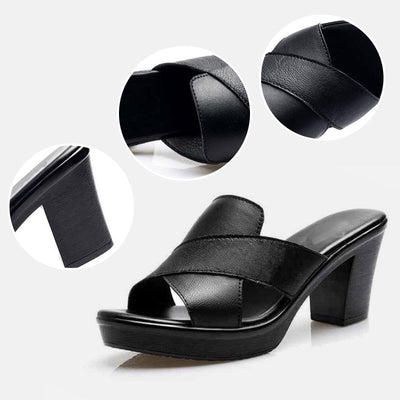 ChunkyCharm™ – Stylische Chunky Platform High Heel Sandalen für Damen