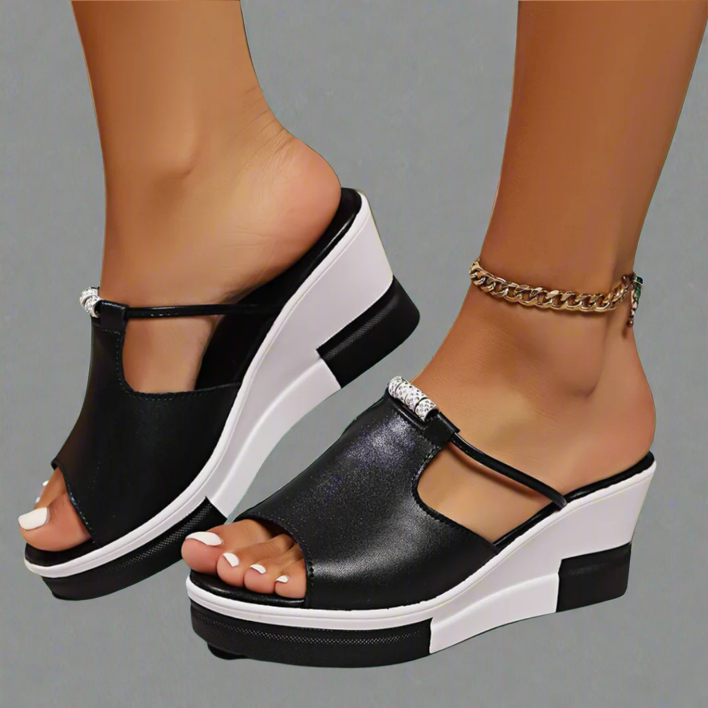 Zunfrida™ | Luxus-Orthopädische Sandalen mit hohen Absätzen