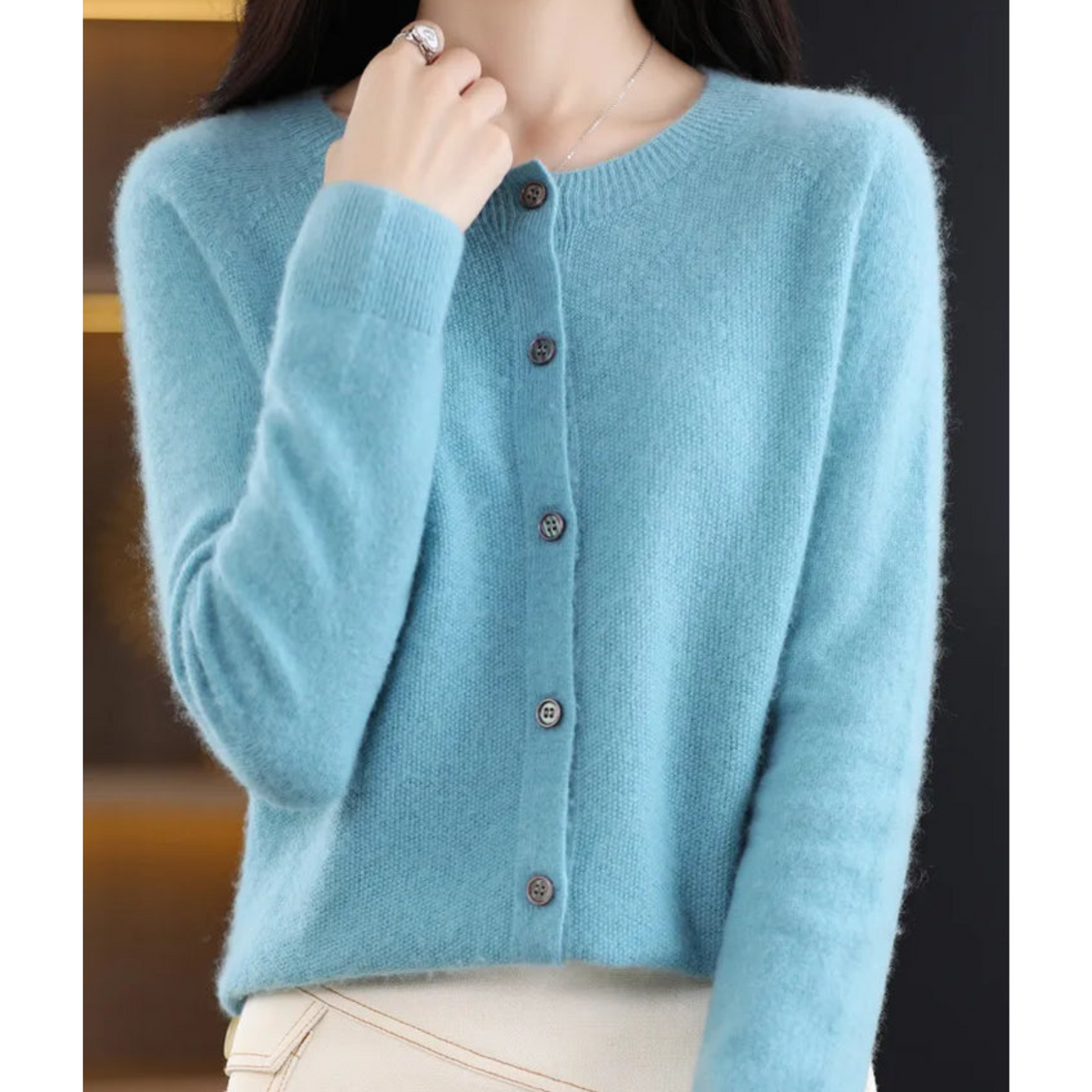 Aubry - Ein weicher Cardigan aus Kaschmirwolle