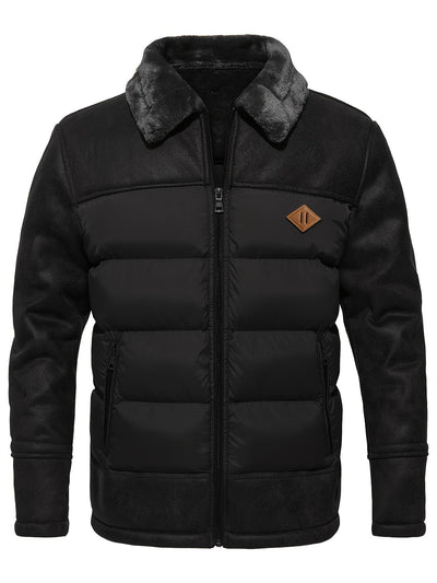 Warme Fleece Winter Jacke Für Herren | Ideal für Winter