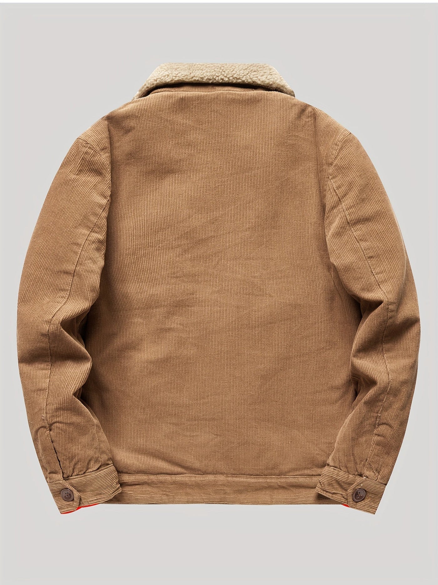 Warme Fleece-Knopf Outdoorjacke Leicht Mit Brusttasche Für Herren | Perfekt für Outdoor-Aktivitäten