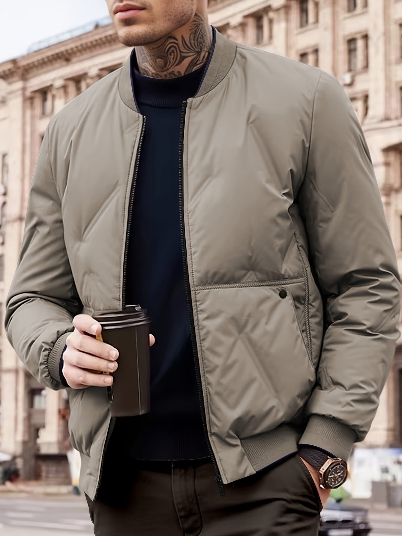 Warme Fleece Winterjacke Für Herren | Perfekt für Outdoor-Aktivitäten
