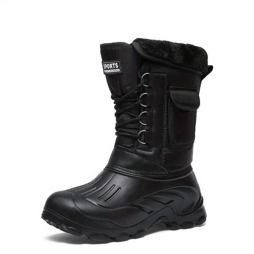 Winterschuhe Herren | Outdoor Hoher Stiefel Mit Schnürung
