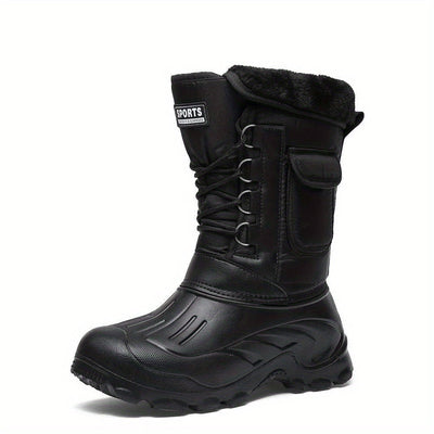 Winterschuhe Herren | Outdoor Hoher Stiefel Mit Schnürung