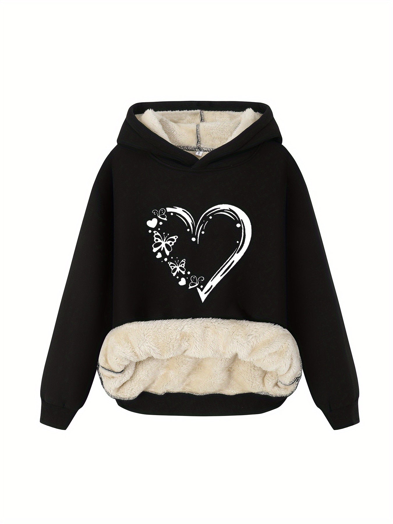 Eleganter Fleece-Pullover-Hoody mit Kapuze für Women | Perfekt für Outdoor-Aktivitäten
