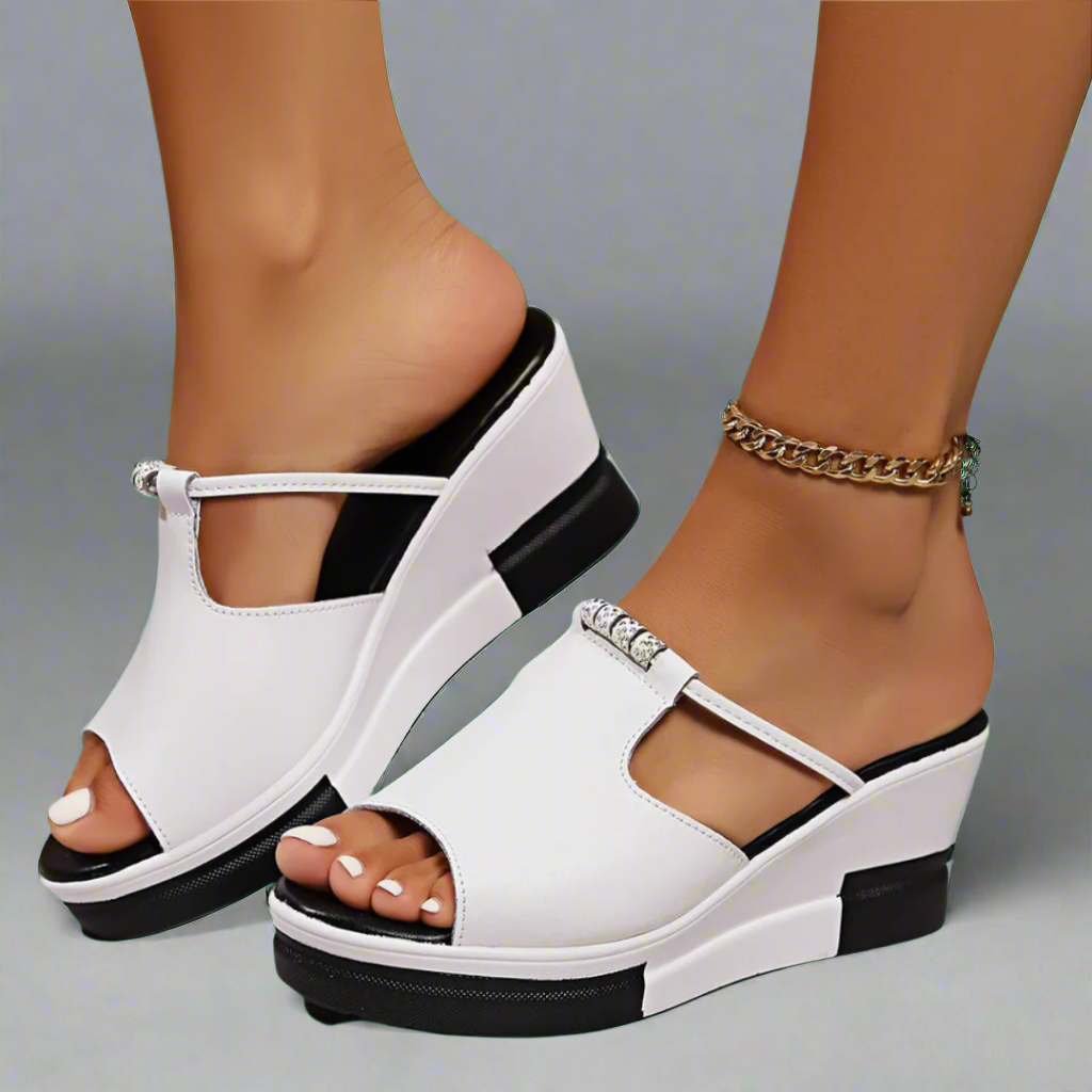 Zunfrida™ | Luxus-Orthopädische Sandalen mit hohen Absätzen