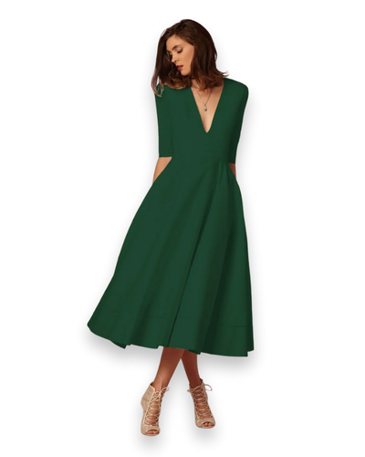 Damen Elegantes Festliches Kleid | Ärmellos Maxi