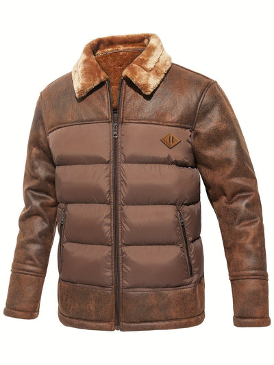 Warme Fleece Winter Jacke Für Herren | Ideal für Winter