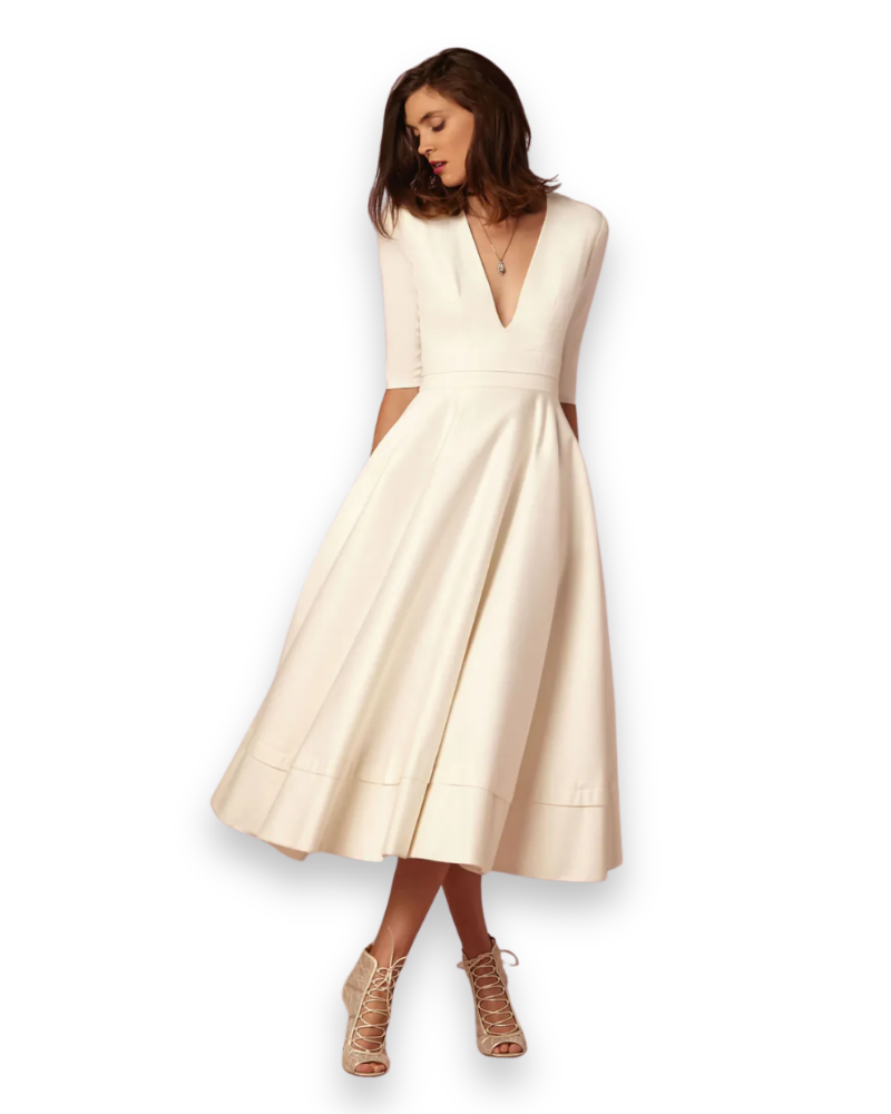 Damen Elegantes Festliches Kleid | Ärmellos Maxi