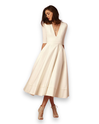 Damen Elegantes Festliches Kleid | Ärmellos Maxi
