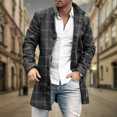 Urban Edge Maßgeschneiderter Mantel für Männer