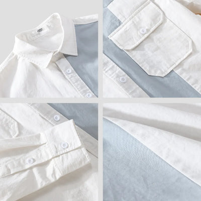 COUTURE™ PATCHWORK LANGARMHEMD