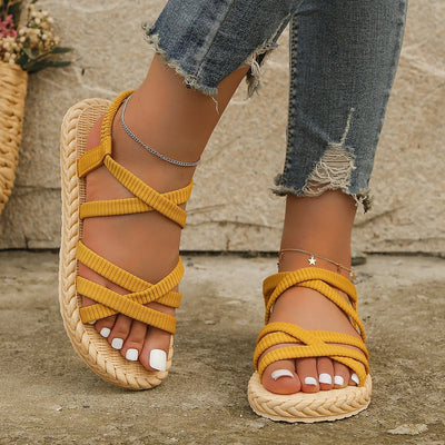 Charina - Trendige Damen Sandalen Bequem Sommer