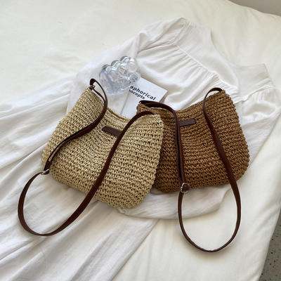 Strandtasche aus Bast | Lässige Eleganz | Praktisches Design