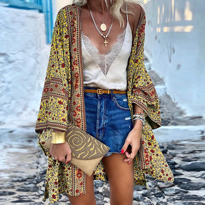 Vena - Trendige Bohème Strickjacke Oberteil