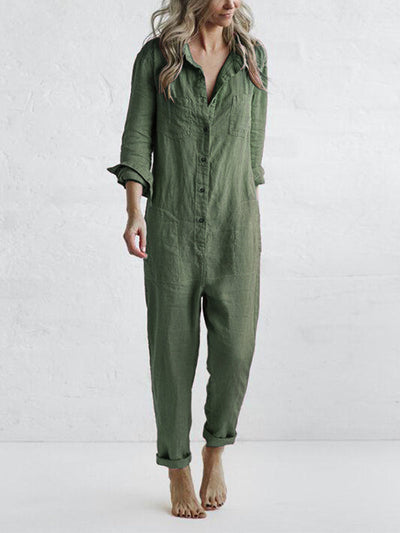 Langärmeliger Jumpsuit für Frauen