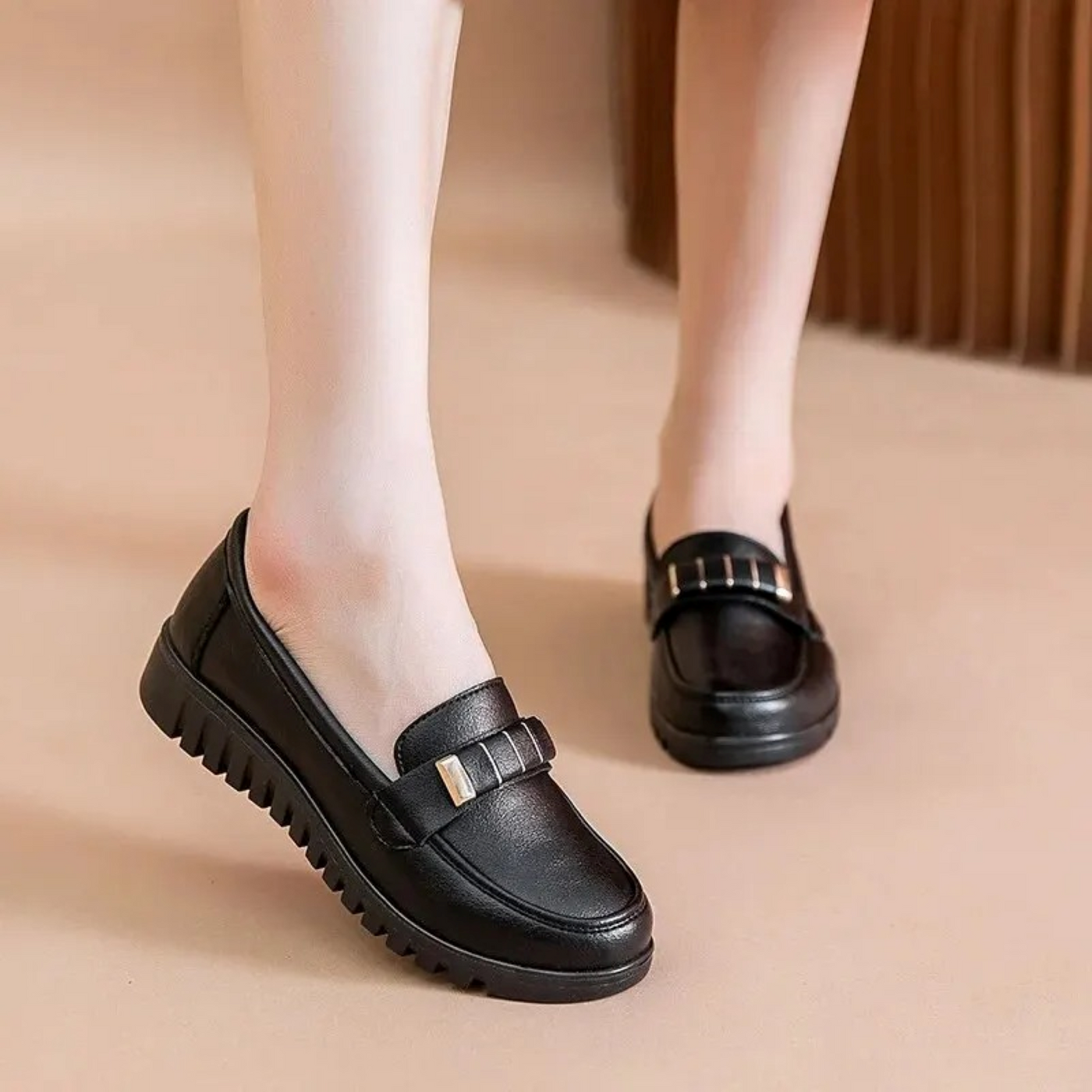 Zen – Business-Slipper aus Leder im formellen Stil