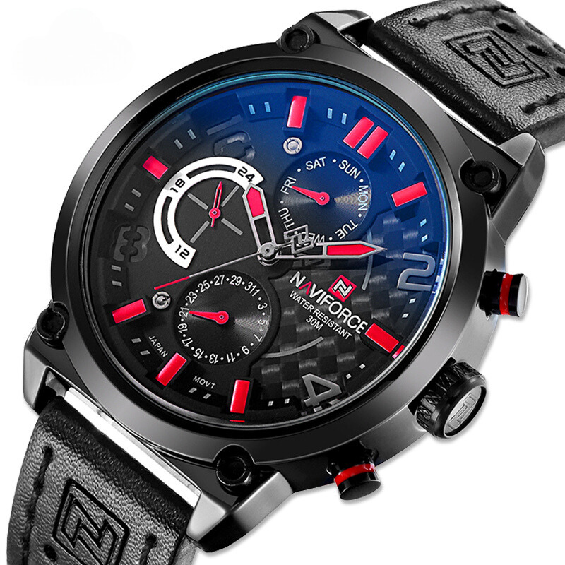 van Baerle® - Quarz-Datum-Uhr