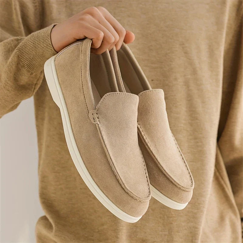 Suede Loafers