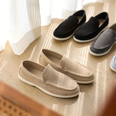 Suede Loafers