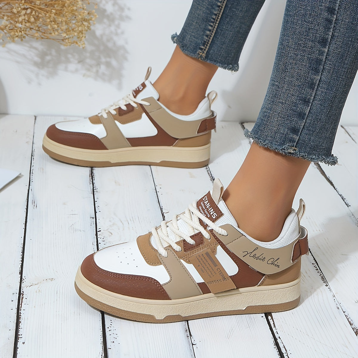 Stylische Blockfarbene Sneaker für Damen | Perfekt für legere Tage