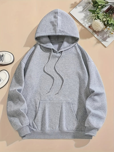 Stilvoller Pullover-Hoody mit Backprint und Kapuze für Women | Perfekt für den Alltag