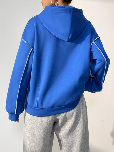Stilvoller Vintage-Pullover-Hoody mit Kapuze für Women | Perfekt für lässige Tage