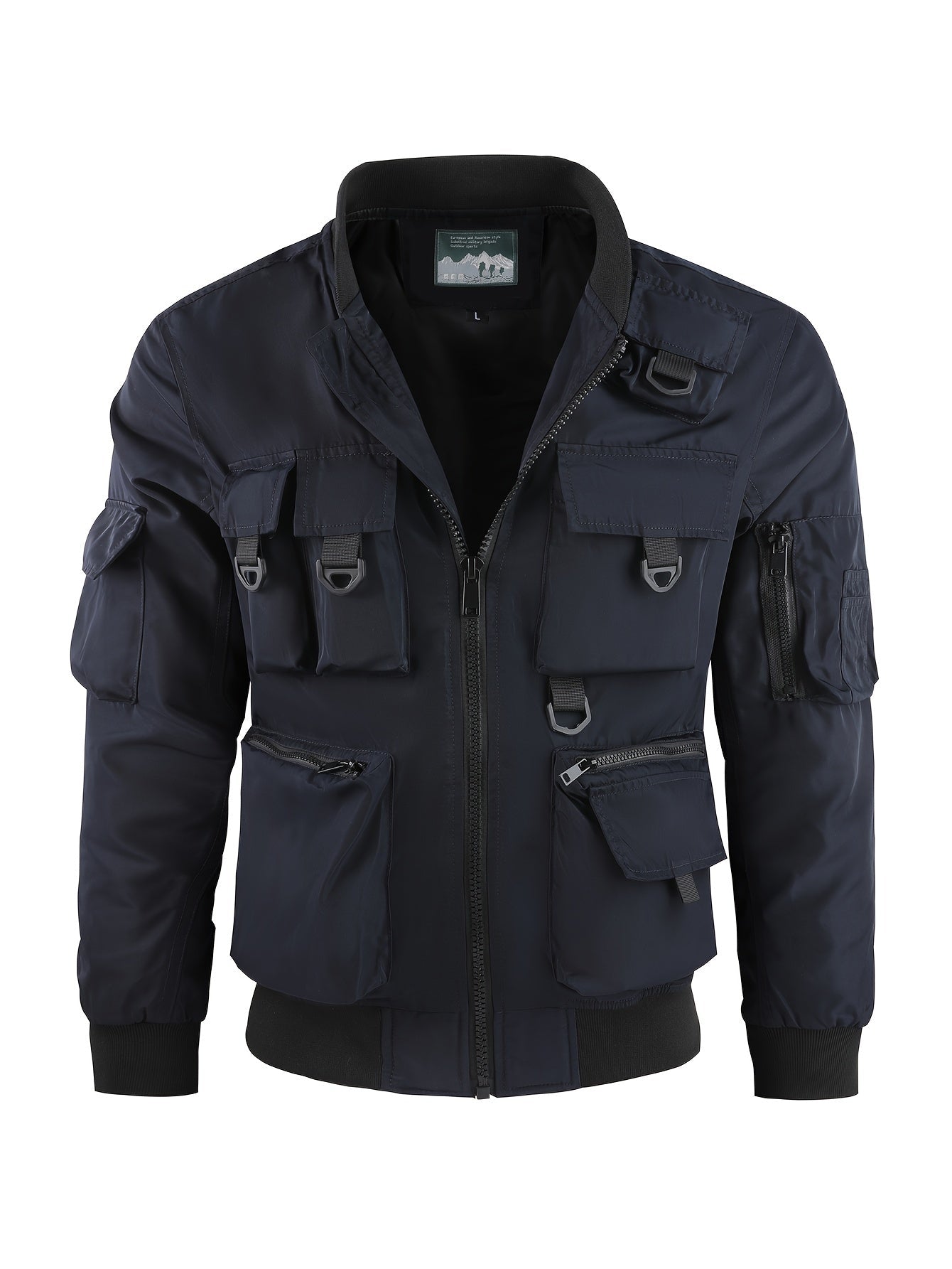 Taktische Multi-Taschen Cargo-Windbreaker-Outdoorjacke Für Herren | Perfekt für Outdoor-Aktivitäten