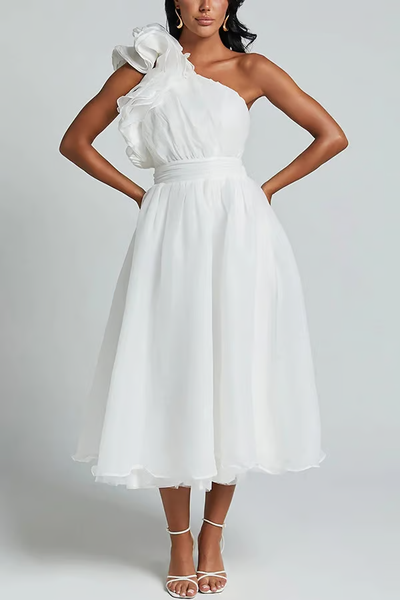Zheon Sommerkleid – Asymmetrisch. Anmutig. Atemberaubend.