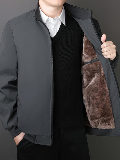 Casual Reißverschluss Vorderseite Winter Jacke Für Herren | Perfekt für Outdoor-Aktivitäten