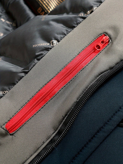 Lässige Thermojacke Mit Abnehmbarer Kapuze Winterjacke Für Herren | Perfekt für Outdoor-Aktivitäten