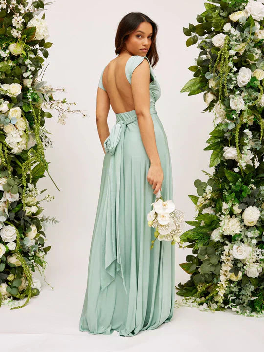 Angela - Elegantes Ärmelloses Langes Maxikleid