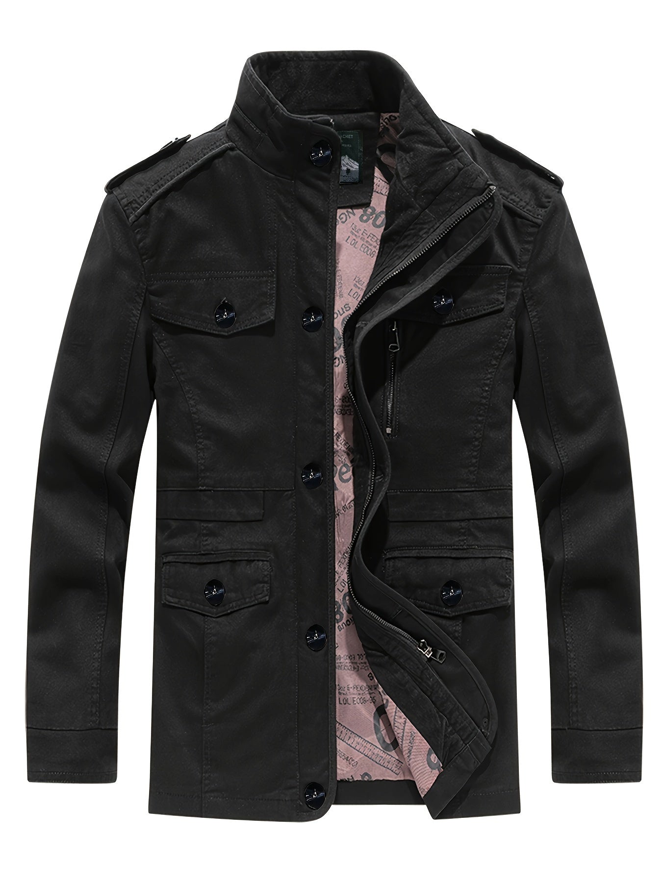 Casual Retro Stijl Katoen Winter Jacke Für Herren | Ideal für Winter