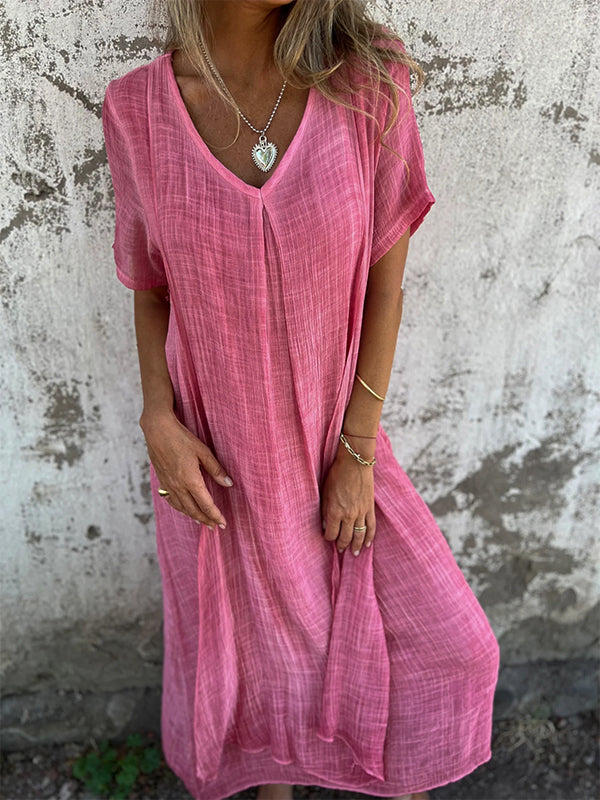 Lena | Sommerkleid aus Leinen für den Alltag