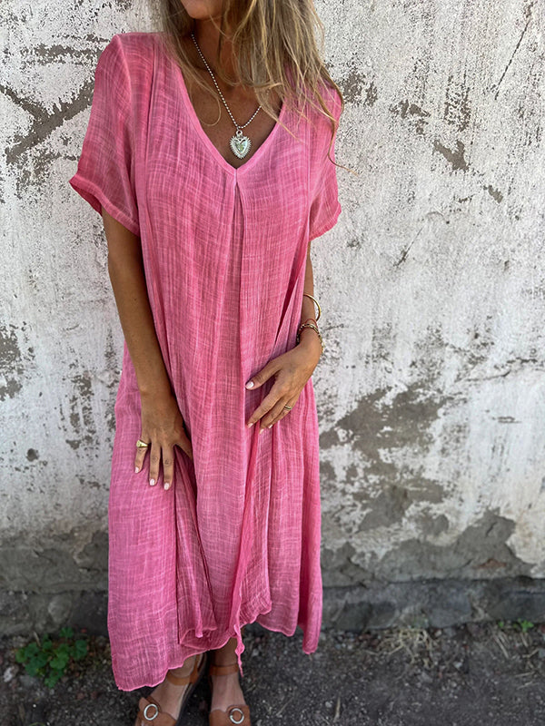 Lena | Sommerkleid aus Leinen für den Alltag