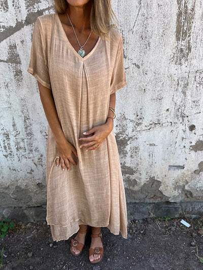 Lena | Sommerkleid aus Leinen für den Alltag