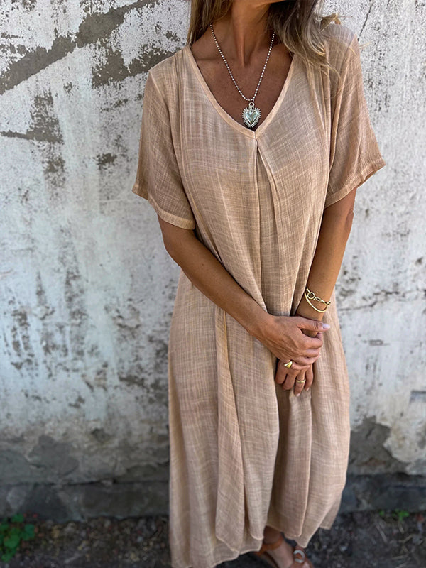 Lena | Sommerkleid aus Leinen für den Alltag