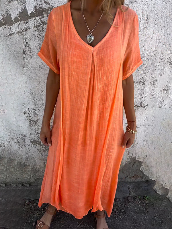 Lena | Sommerkleid aus Leinen für den Alltag