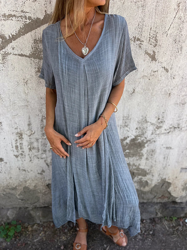 Lena | Sommerkleid aus Leinen für den Alltag