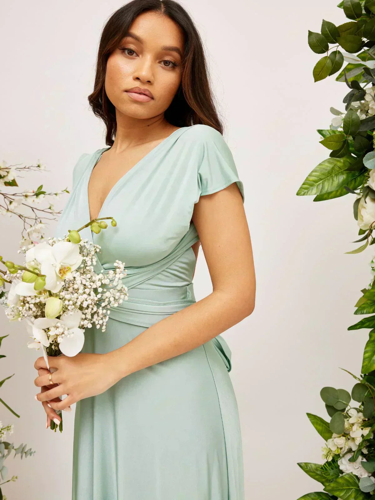 Angela - Elegantes Ärmelloses Langes Maxikleid