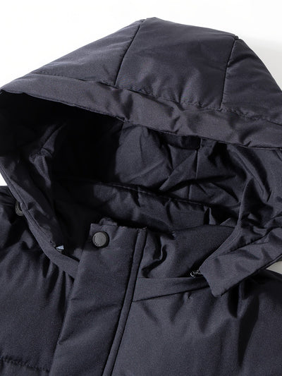 Warme Verdickte Kapuzen Winterjacke Für Herren | Perfekt Für Outdoor-Aktivitäten