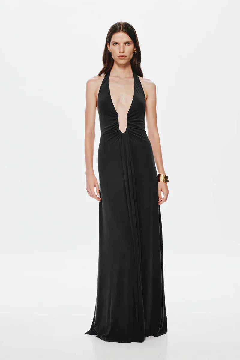 ALTHEA – Cupro Maxikleid