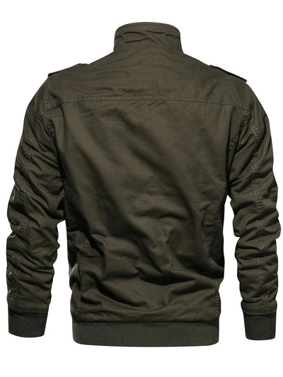 Retro Stijl Staande Kragen Winter Jacke Für Herren | Perfekt für den Winter
