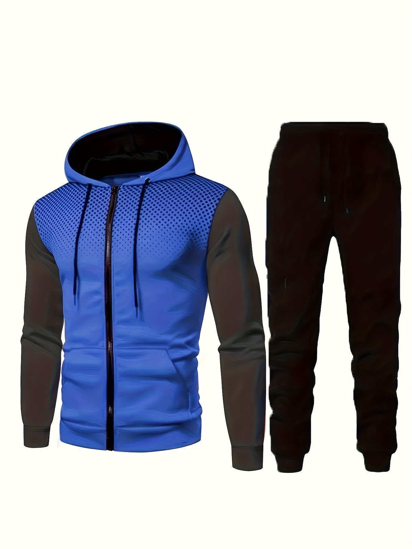 Casual Sportlicher Trainingsanzug Hoodie Und Kordelzughose Für Herren | Perfekt für Casual Days