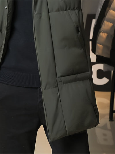 Casual Lange Winter Jacke Für Herren | Perfekt für Outdoor-Aktivitäten